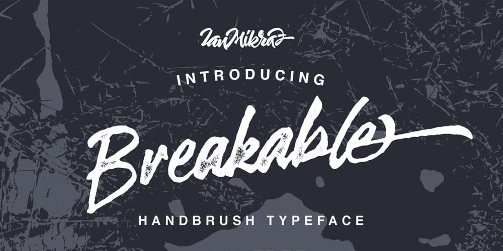200+ Great Free Fonts for Designers 560 Breakable Typeface