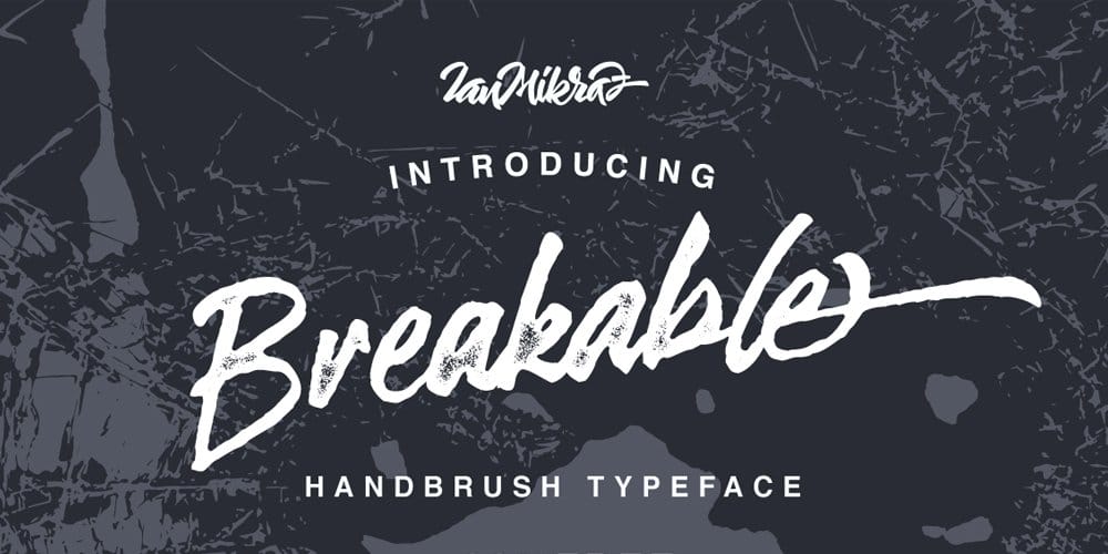 Breakable Typeface