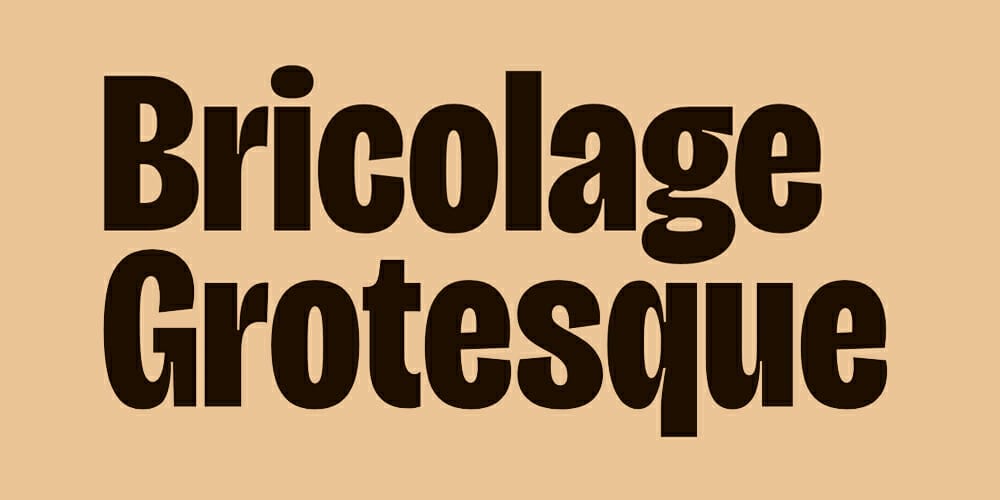 200+ Great Free Fonts for Designers 162 Bricolage Grotesque