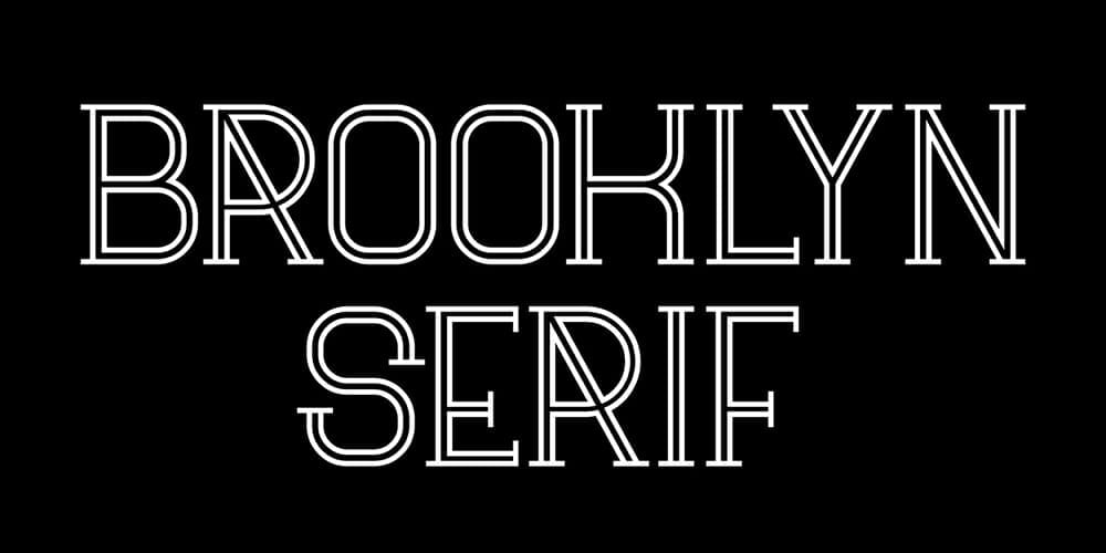200+ Great Free Fonts for Designers 8 Brooklyn Serif