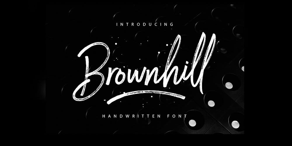 200+ Great Free Fonts for Designers 455 Brownhill Script