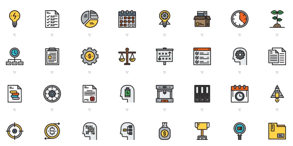 Best Free Icon Sets 2024 135 Business Productivity Icons