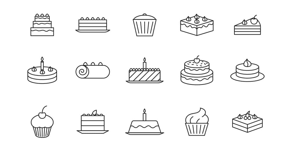 Best Free Icon Sets 2021 133 Cake Vector Icons