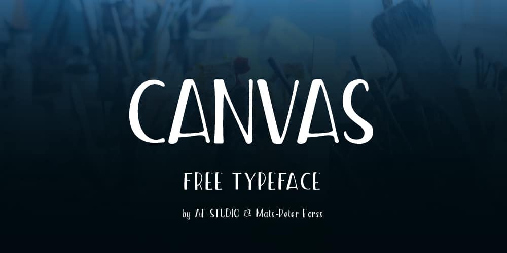 200+ Great Free Fonts for Designers 372 Canvas Font