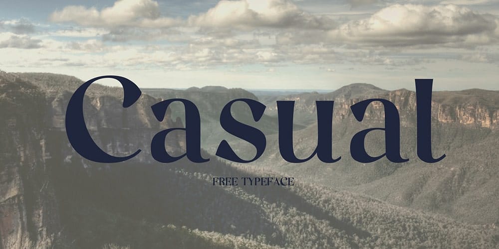 Casual Typeface