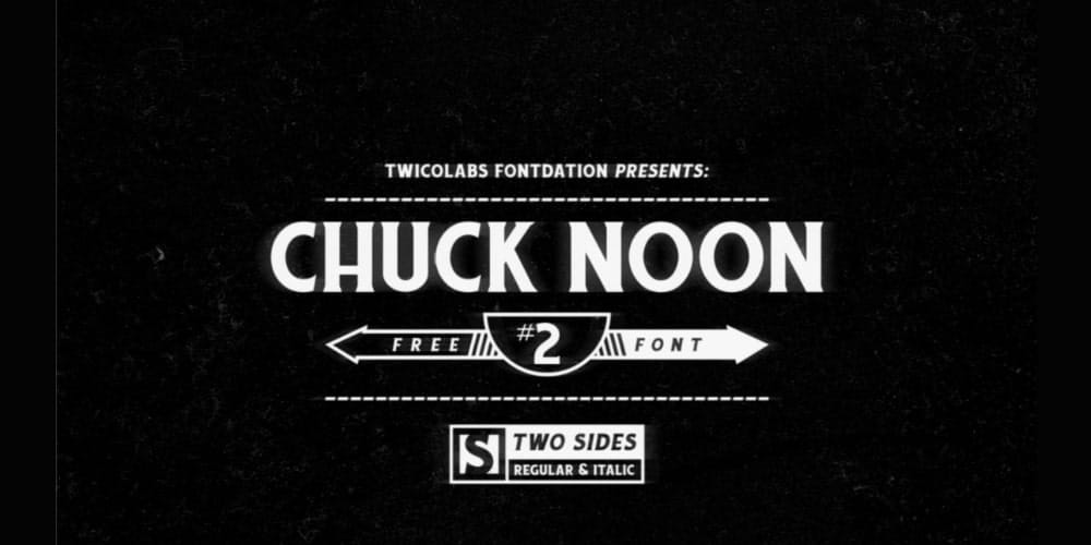 200+ Great Free Fonts for Designers 139 Chuck Noon 2 Font