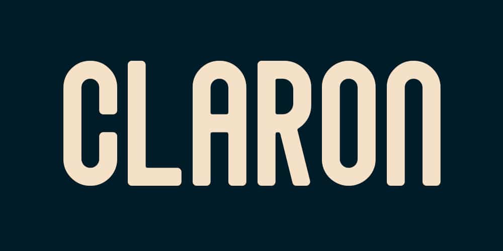 200+ Great Free Fonts for Designers 257 Claron Font
