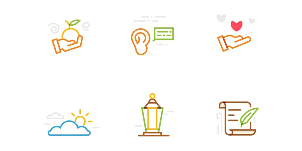 Best Free Icon Sets 2024 227 Colorful Ramadan Icons