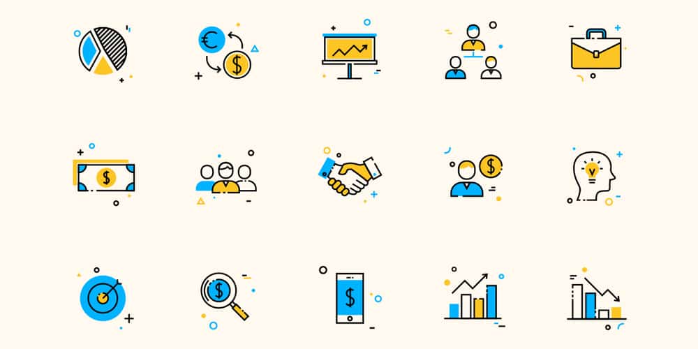 Best Free Icon Sets 2021 187 Corporate Business Colored Icons