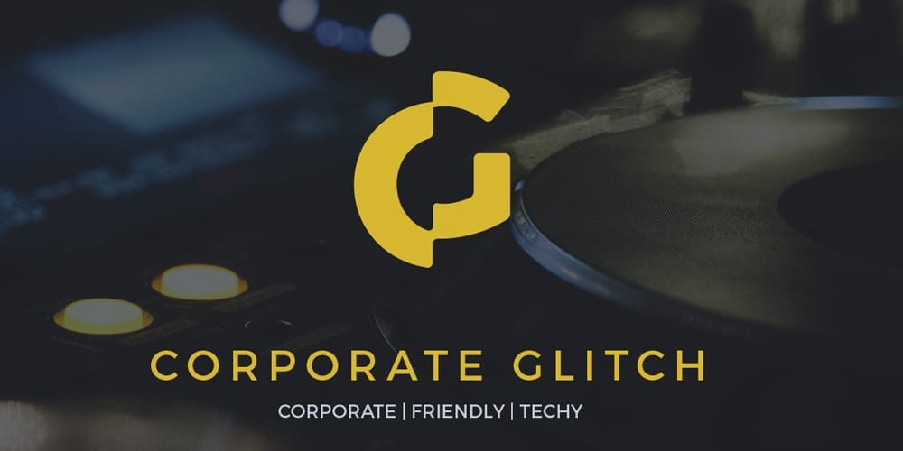 200+ Great Free Fonts for Designers 679 Corporate Glitch Font