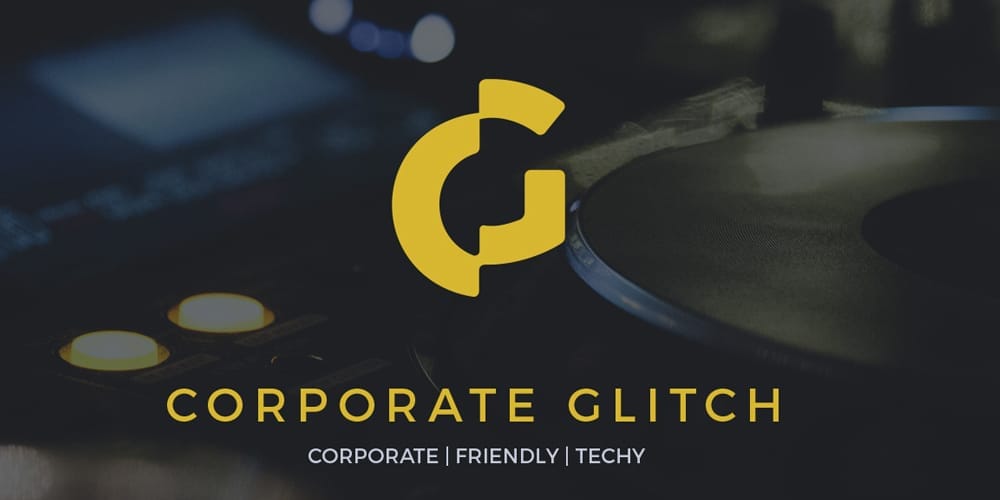 Corporate Glitch Font