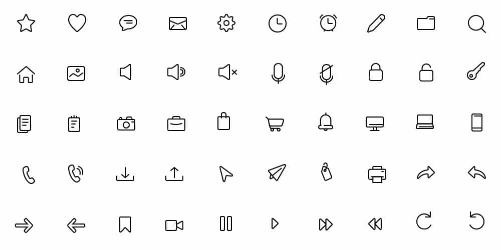 Best Free Icon Sets 2024 57 Daily-Essential-Icons