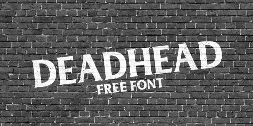200+ Great Free Fonts for Designers 142 Deadhead Regular