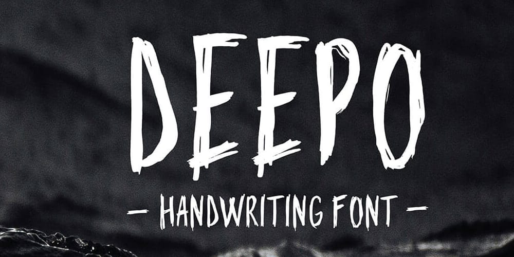 200+ Great Free Fonts for Designers 496 Deepo Handwriting Font
