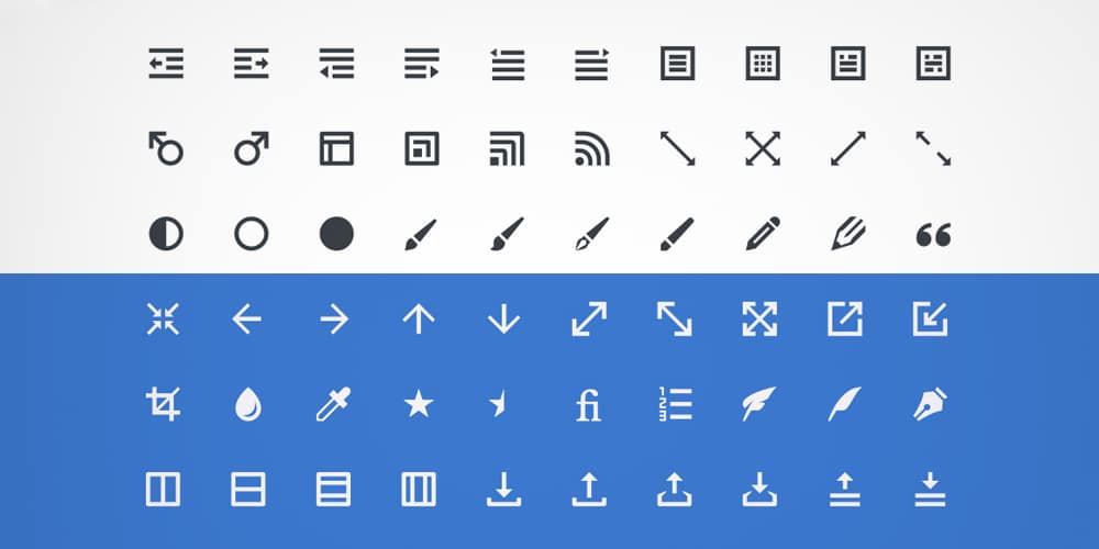 Best Free Icon Sets 2024 206 Design Editing Toolbar Icons PSD