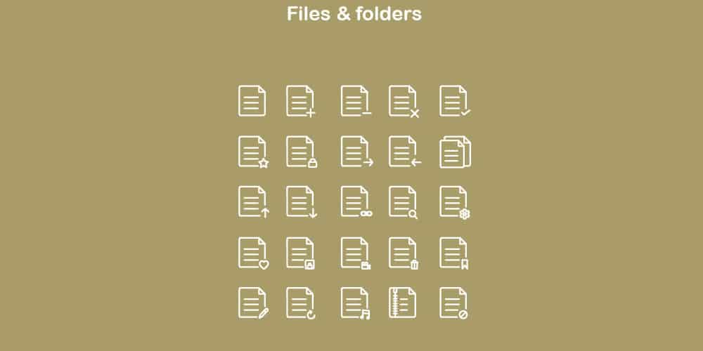 Best Free Icon Sets 2024 241 Document-and-Folders-Icons