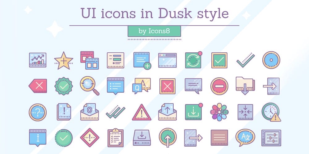 Best Free Icon Sets 2024 200 Dusk-UI-Icons