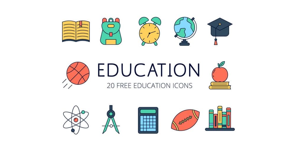Best Free Icon Sets 2024 291 Education-Vector-Icons