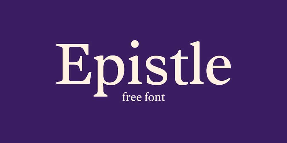 200+ Great Free Fonts for Designers 125 Epistle Font