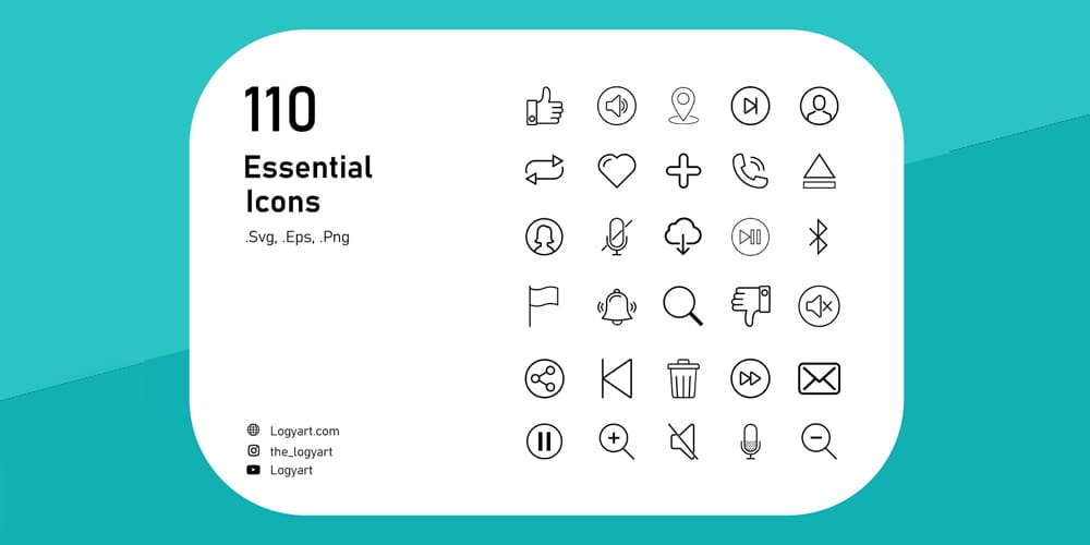 Best Free Icon Sets 2024 351 Essentials Icons