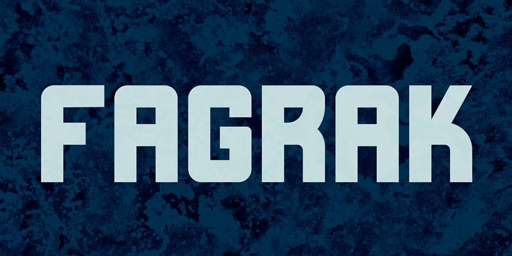 200+ Great Free Fonts for Designers 149 Fagrak Font