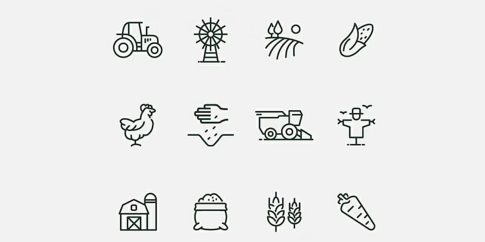 Best Free Icon Sets 2024 420 Farm Vector Icons