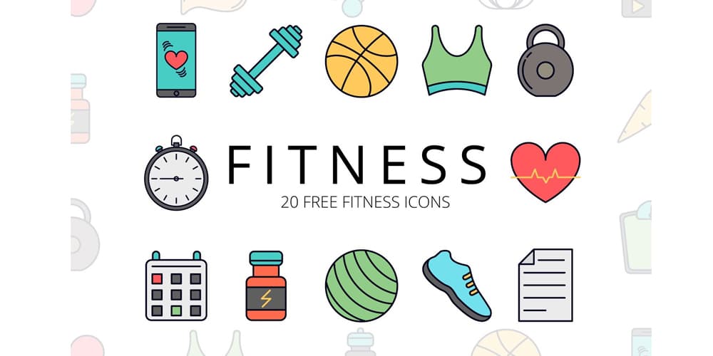 Best Free Icon Sets 2024 177 Fitness Vector Icons
