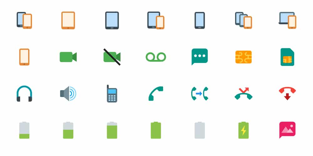 Best Free Icon Sets 2024 247 Flat Mobile Icons