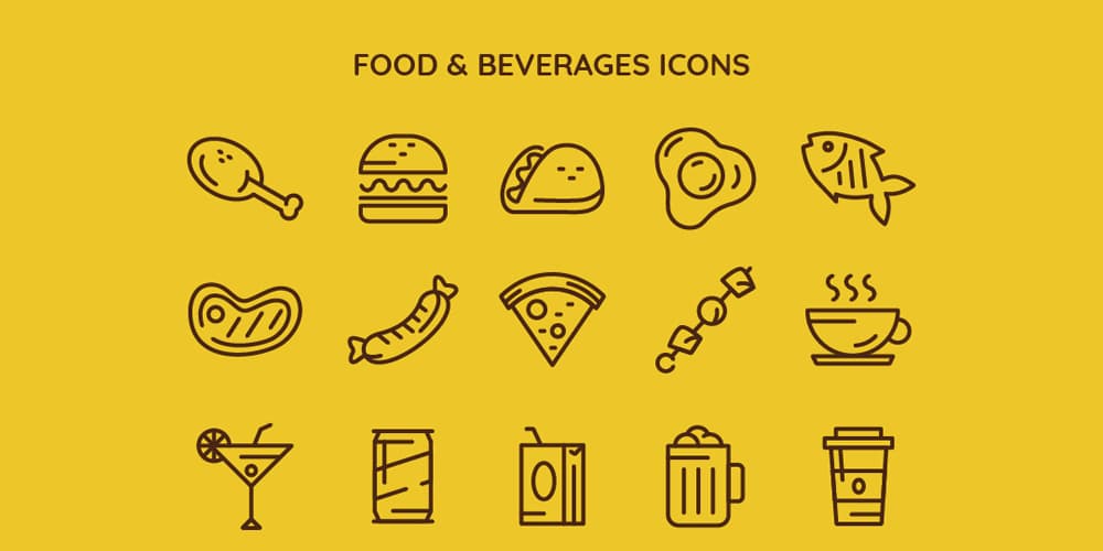 Best Free Icon Sets 2021 158 Food & Beverages Icon