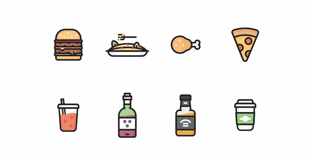 Best Free Icon Sets 2024 114 Food-Icons