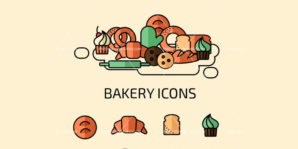 Best Free Icon Sets 2024 103 Free Bakery Icons