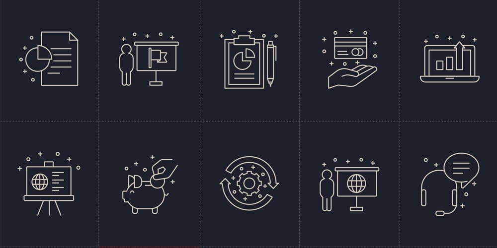 Best Free Icon Sets 2021 198 Free Business Icons
