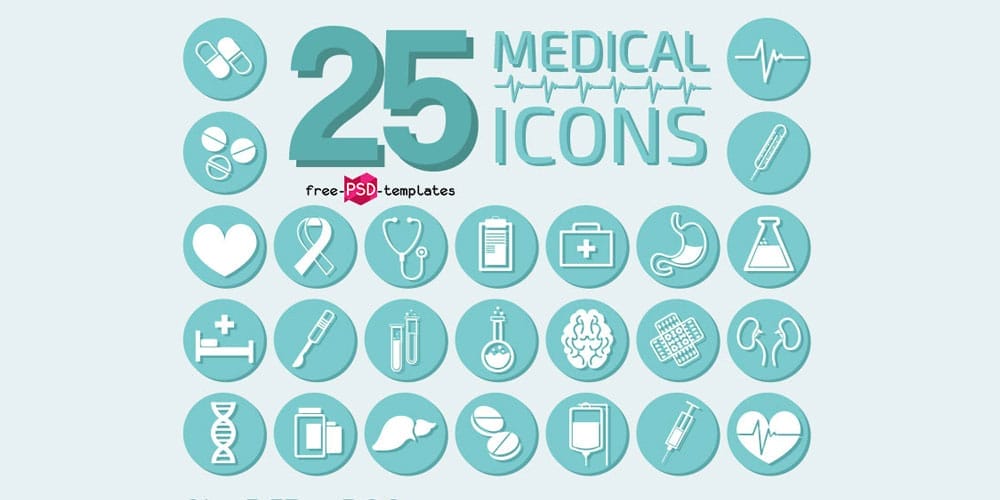 Best Free Icon Sets 2024 176 Free Medical Vector Icons