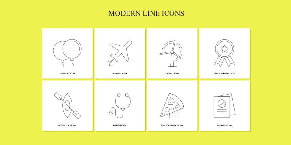 Best Free Icon Sets 2024 39 Free Modern Line Icons