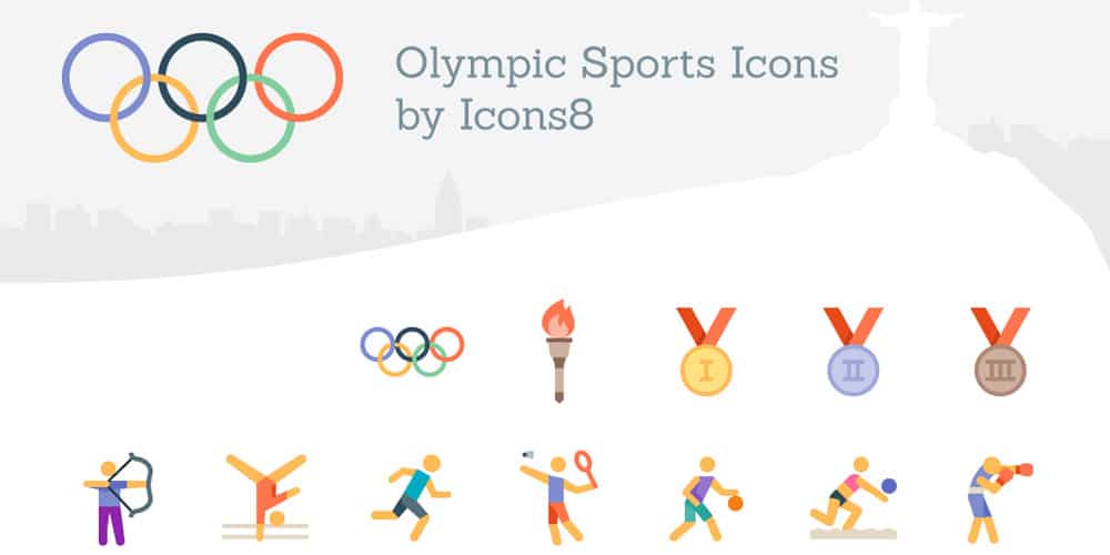 Best Free Icon Sets 2024 309 Free-Olympics-Sports-Icons
