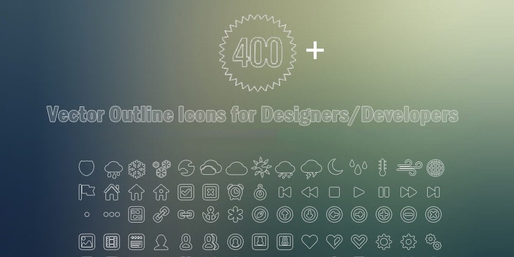 Best Free Icon Sets 2024 65 Free Outline Vector Icons PSD