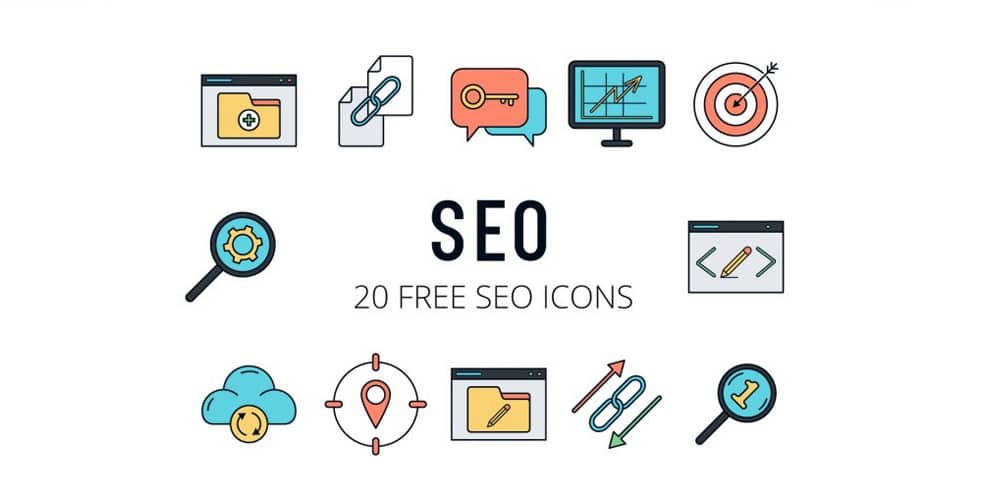 Best Free Icon Sets 2024 312 Free SEO Vector Icons