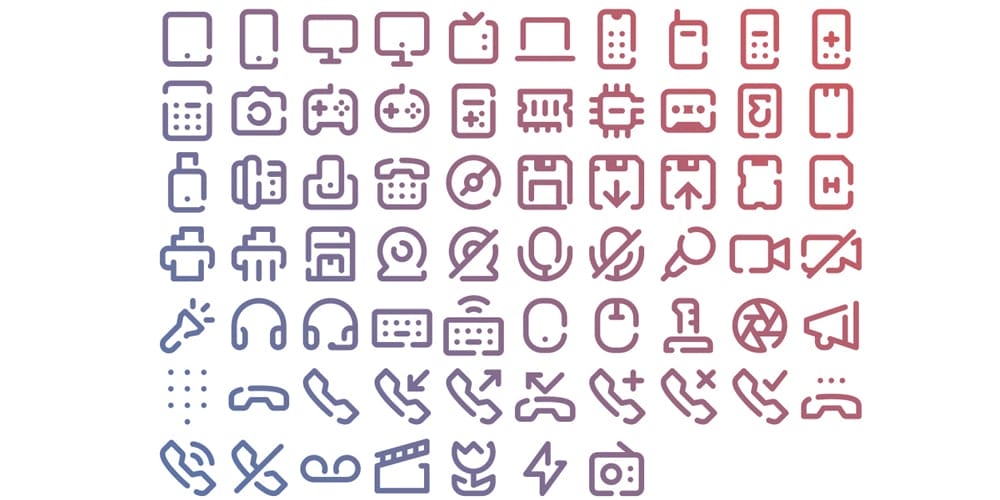 Best Free Icon Sets 2024 121 Free-Tidee-Devices-icons