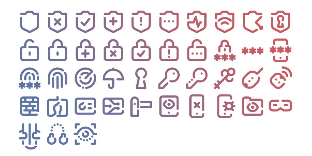 Best Free Icon Sets 2024 465 Free Tidee Security icons