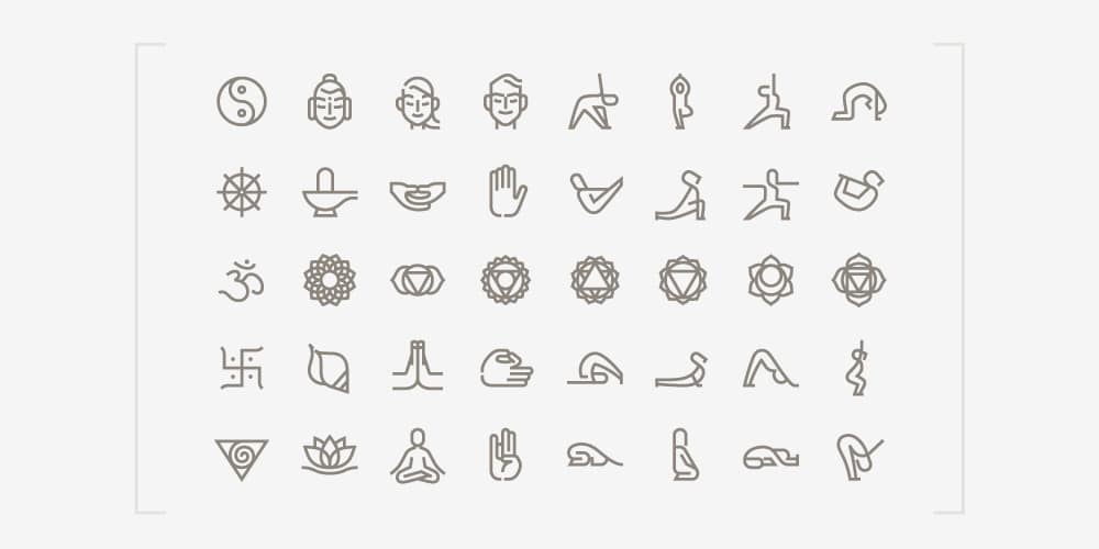 Best Free Icon Sets 2024 178 Free Yoga Icons