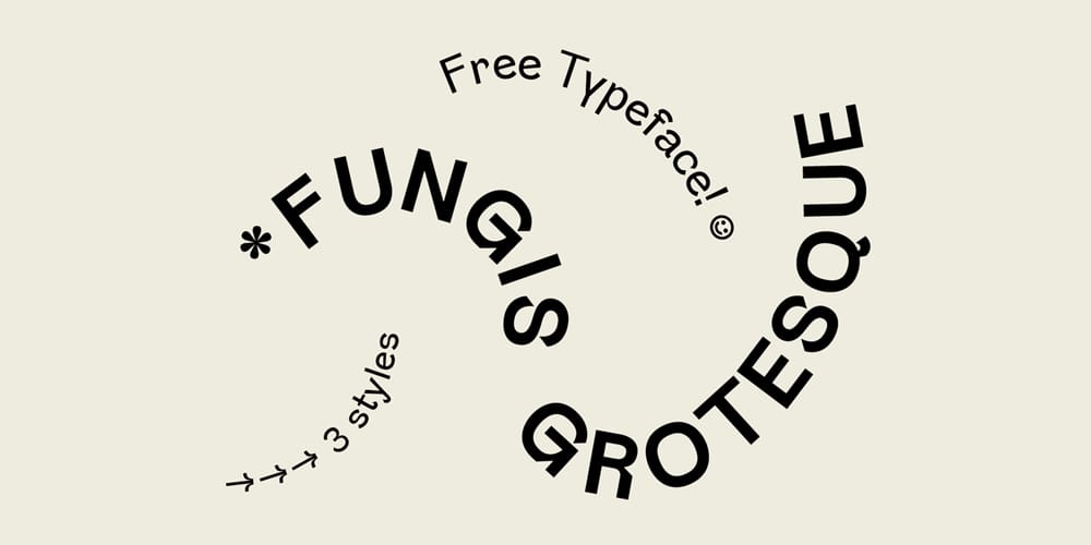 200+ Great Free Fonts for Designers 206 Fungis Typeface