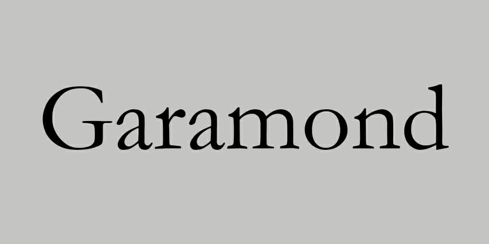200+ Great Free Fonts for Designers 86 Garamond