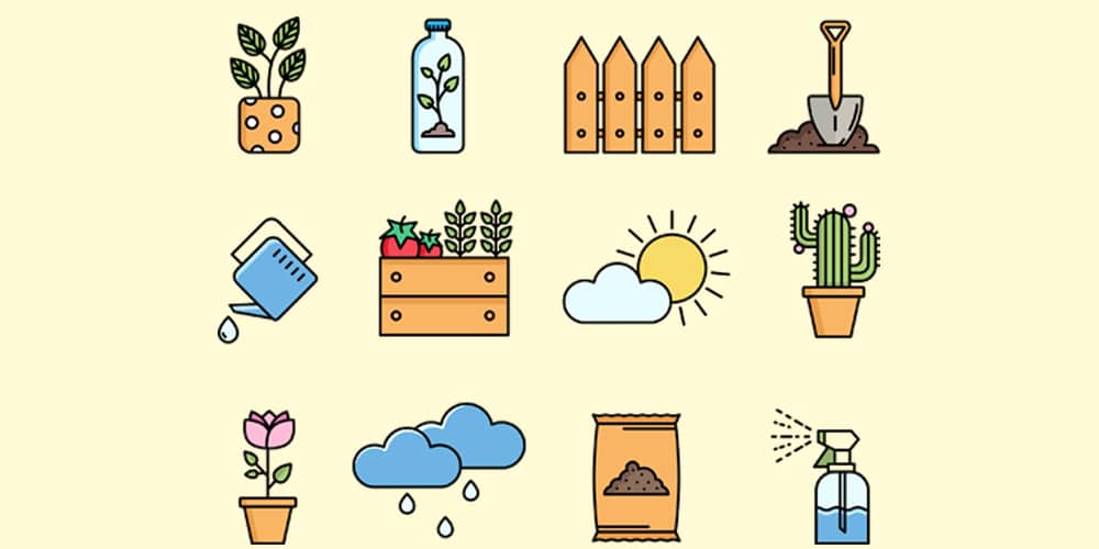 Best Free Icon Sets 2024 417 Gardening icons