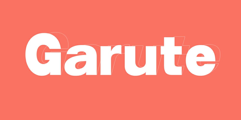200+ Great Free Fonts for Designers 171 Garute