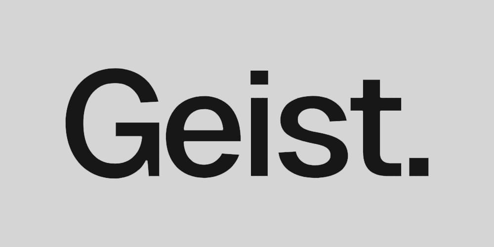 Geist Font