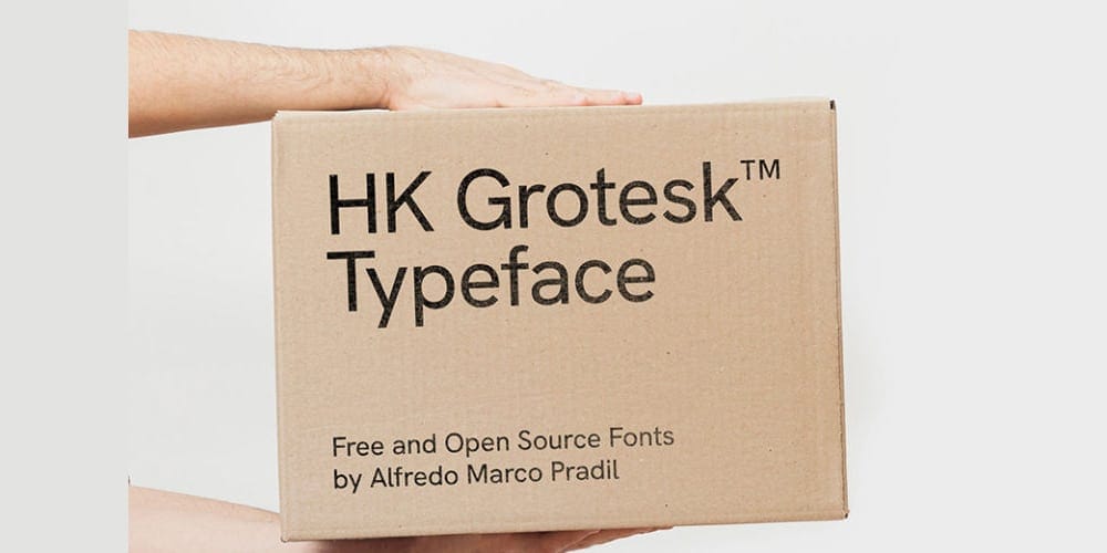 200+ Great Free Fonts for Designers 233 HK Grotesk Typeface