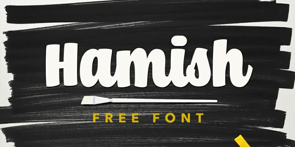 200+ Great Free Fonts for Designers 384 Hamish Script