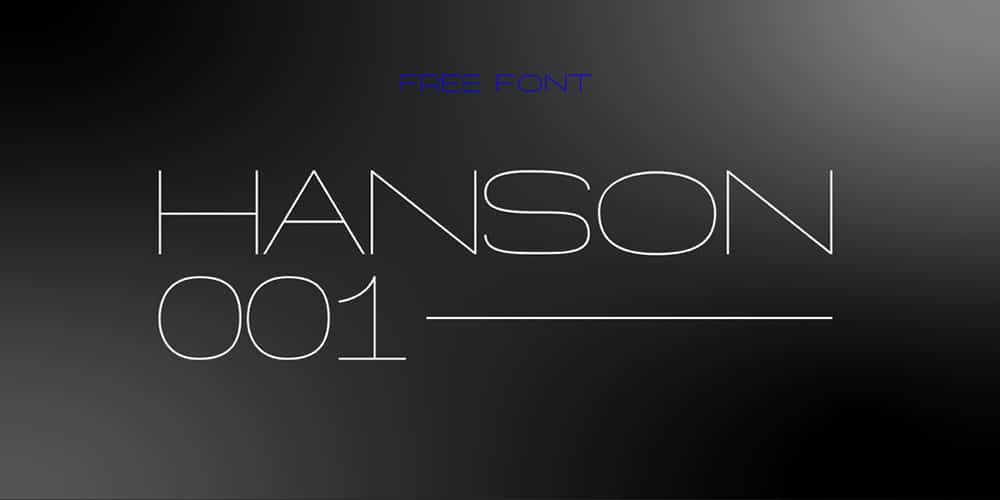 200+ Great Free Fonts for Designers 537 Hanson Typeface