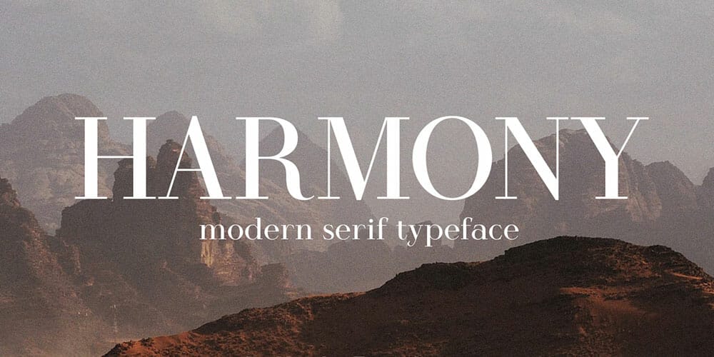 200+ Great Free Fonts for Designers 10 Harmony Typeface