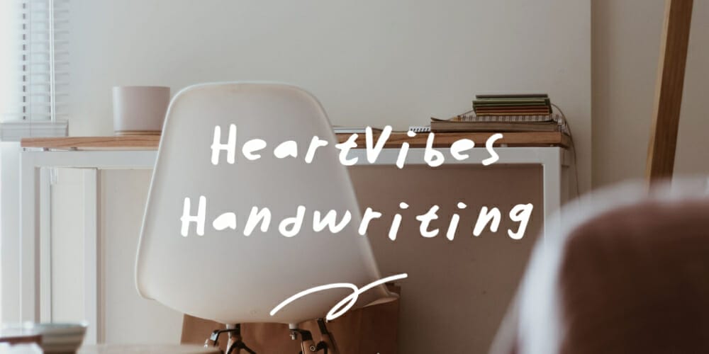 200+ Great Free Fonts for Designers 477 HeartVibes Handwriting Font